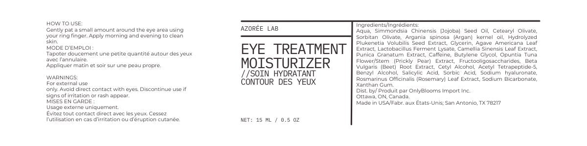 Eye Treatment Moisturizer