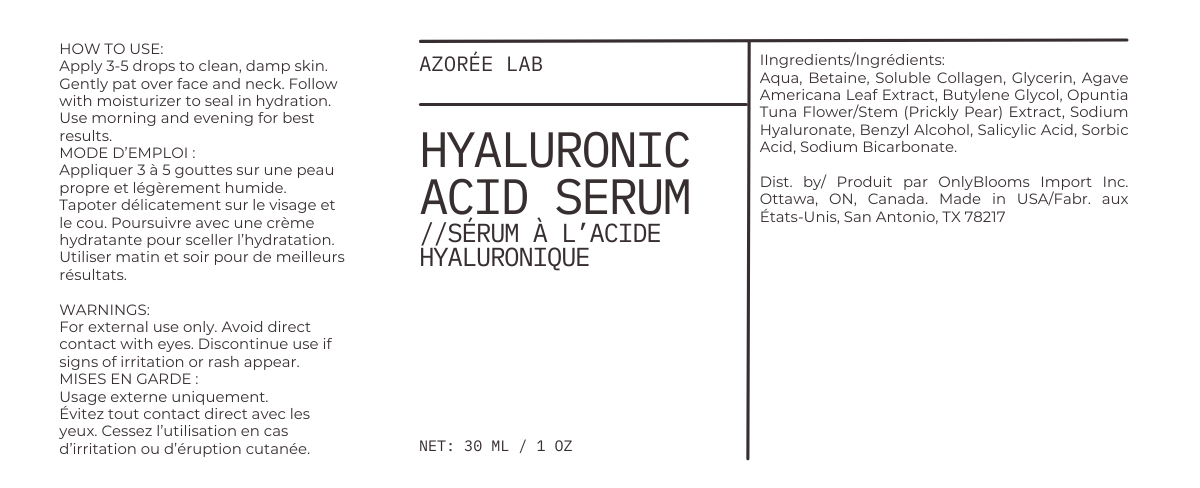 Hyaluronic Acid Serum