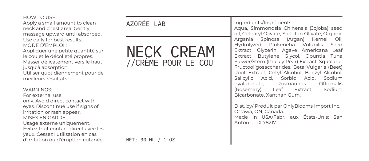 Neck Cream // 30 ml