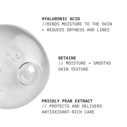 Hyaluronic Acid Serum // Hydrating with Prickly Pear