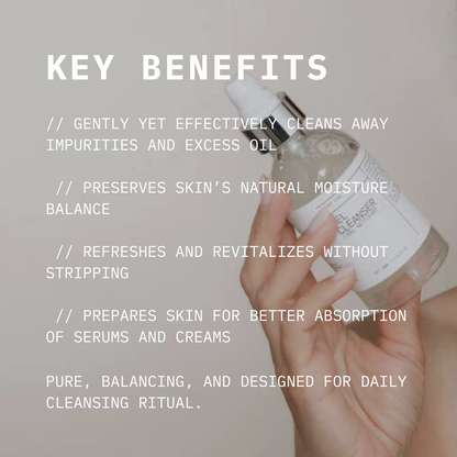 Gel Cleanser // Balancing Prickly Pear Extract + Aloe Vera