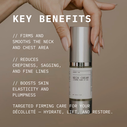 Neck Cream // Firming Hydrating Argan Oil + Prickly Pear Extract