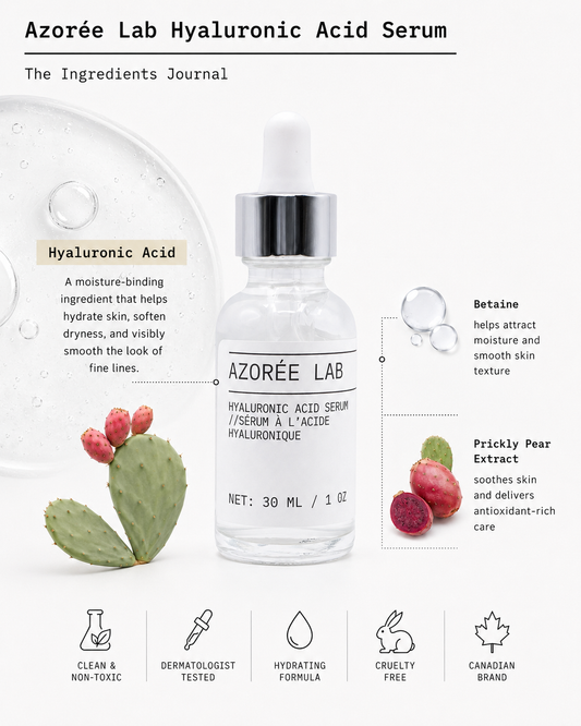 Hyaluronic Acid Serum // Hydrating with Prickly Pear