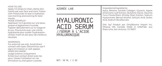 Hyaluronic Acid Serum