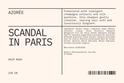 Scandal in Paris Hair Mask // 220 gr